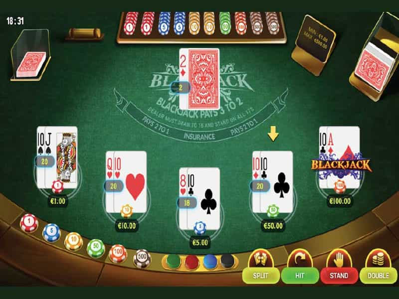 Trò chơi Blackjack trực tuyến 