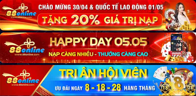 khuyến mãi 88online